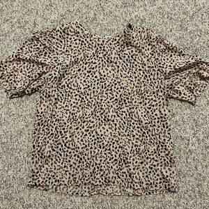 Leopard print blouse Abercrombie & Fitch